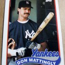 1989 Topps Baseball Card Don Mattingly #700 New York Yankees 1B Ungraded