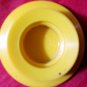 Avon Vintage Creamery Decanter Yellow EMPTY Roses Roses Hand & Body Cream Lotion