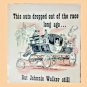 Vintage 1944 Johnnie Walker Blended Scotch Whiskey Print Ad Carriage Car