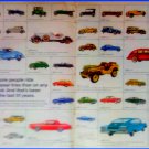 1966 Goodyear Tires Americas Number One Tire Print Magazine Ad 2 Full Size Pgs