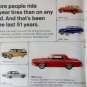 1966 Goodyear Tires Americas Number One Tire Print Magazine Ad 2 Full Size Pgs