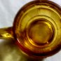 Vintage 1950's Amber Whiskey Barrel Shape Miniature 2" Tall Beer Mug Shot Glass