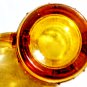 Vintage 1950's Amber Whiskey Barrel Shape Miniature 2" Tall Beer Mug Shot Glass