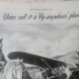 1947 Stinson Voyager 21st Anniversary Model Personal Family Plane Vtg Print Ad