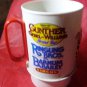 1989 Feld Ringling Bros And Barnum & Bailey Circus 3D Leopard Plastic Mug Cup