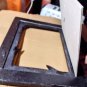 Faux Deer Antler Wood Resin Picture Frame 6.75" Inches X 8.50" Inches Photo Size