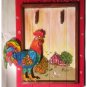 Handmade Kitchen Decor Farm Chicken Themed Clipboard for Recipes Menus etc