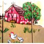 Handmade Kitchen Decor Farm Chicken Themed Clipboard for Recipes Menus etc