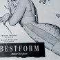 1945 Bestform Bra Brassiere George Petty PinUp Girl Art Vintage Print Ad