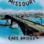 Vintage Souvenir Porcelain Plate St. Louis Missouri Gateway to the West Sites MO