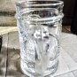 Collectible BECKS Beer Heavy Glass Mug Stein 5.25" Tall Ornate Grapes Vintage