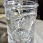 Collectible BECKS Beer Heavy Glass Mug Stein 5.25" Tall Ornate Grapes Vintage