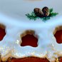 EUC South Dakota Mt. Rushmore Pinecones Porcelain Gold Trim Souvenir Plate, 8"