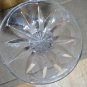 Vintage Hofbauer Lead Crystal Cut Glass Candlestick Holder Roses & Stars 5" Tall