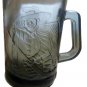 Vintage 1970's McDonald's The Hamburglar Smoky Glass Mug Playing Hockey