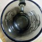 Vintage 1970's McDonald's The Hamburglar Smoky Glass Mug Playing Hockey