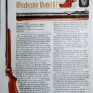 I Have This Old Gun Winchester Model 67 .22 Rifle Print Magazine Clipping