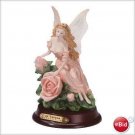 Alabastrite Fairy With Pink Roses (28447) FREE SHIPPING