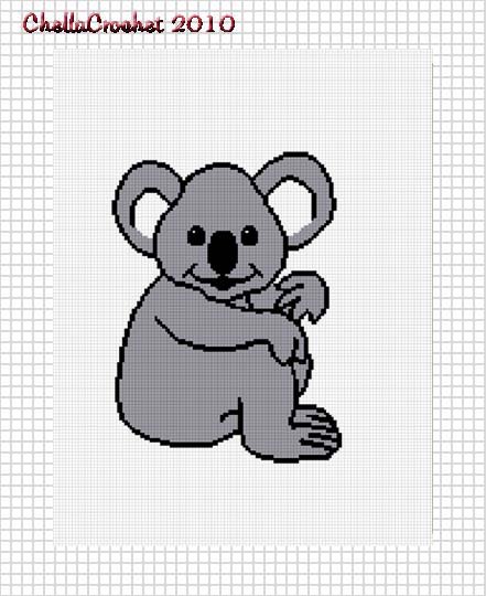 Sale See Shop Koala Bear Baby Afghan Crochet Pattern Graph