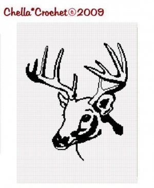Deer Silhouette - Original Contemporary Art :: Karen's Whimsy
