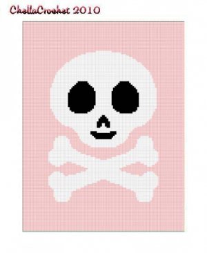 Crocheter - Skull  Crossbones : Crafty Gear