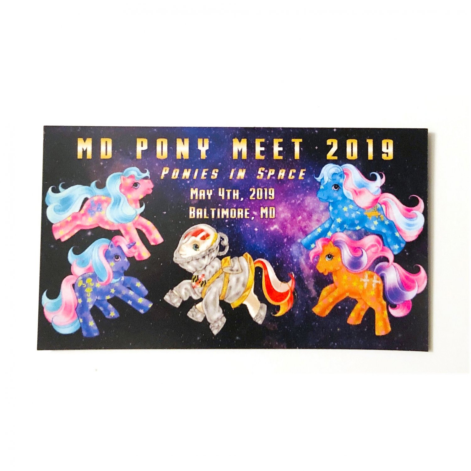 MDPM 2019 Ponies in Space Magnet