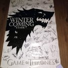 Game Of Thrones Cast Signed 36x24 Autographed Poster Peter Dinklage Kit Harington