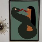 Serpent Queen Goddess Art Print 16X24 Wall Art – Wall Hanging Greek Mythology