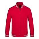 Custom Baseball Jersey Casual Jacket Red White