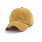 2022 New Vintage Washed Cotton Baseball Cap Parent Yellow