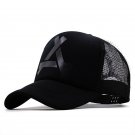 Summer Unisex Men Fishing Baseball Cap Black