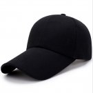 Unisex Plain Super Extra Long Baseball Cap Black