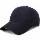 Summer Women Men Mesh Baseball Cap Snapback Sunhat Navy