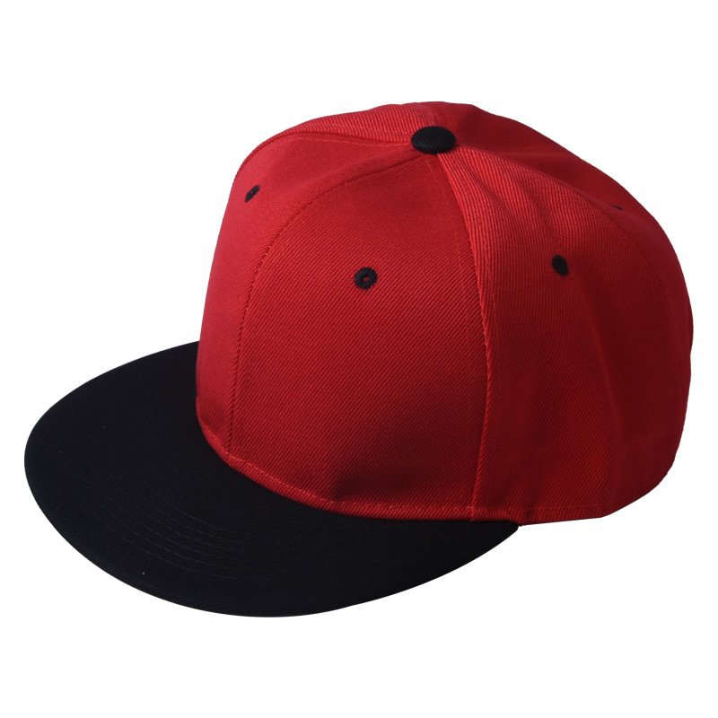 Fashion Flat Brim Snapback New Fashion Outdoor Cap red black