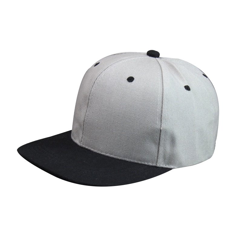 Fashion Flat Brim Snapback New Fashion Outdoor Cap grey black