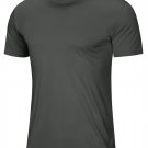 Men Gym Sports Casual Soft T-shirts Dark Gray