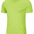 Men Gym Sports Casual Soft T-shirts Fluorescent Green