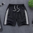 Men's Casual Sports Fitness Elastic Waist Sweatpant Shorts Black