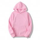 Men's Casual Sweatshirts Top Solid Color Hoodies Pink