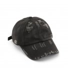 Denim Baseball Cap Black
