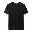 Men's Quick Dry Fit Sport Mesh Short Sleeve T Shirts Black