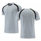Running Sports Fitness T-shirt Breathable Casual Sportswear Light Gray