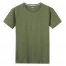 Men Fashion Casual Tee Hip Hop Tshirt Army Green