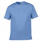 Men Fitness T-shirts O neck Cotton T-shirts Blue