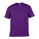 Men Fitness T-shirts O neck Cotton T-shirts Purple