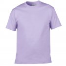 Men Fitness T-shirts O neck Cotton T-shirts Orchid