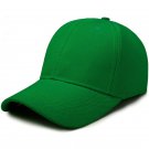 Unisex Solid Simple Baseball Cap Grass Green