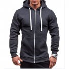 Men's Sweatshirts Zipper Hoodie Dark Gray