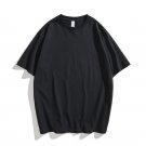 Men Crewneck Breathable Loose T Shirt Black