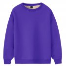Men's Crewneck Pullover Tops Shirts No Hood Hoodie Purple